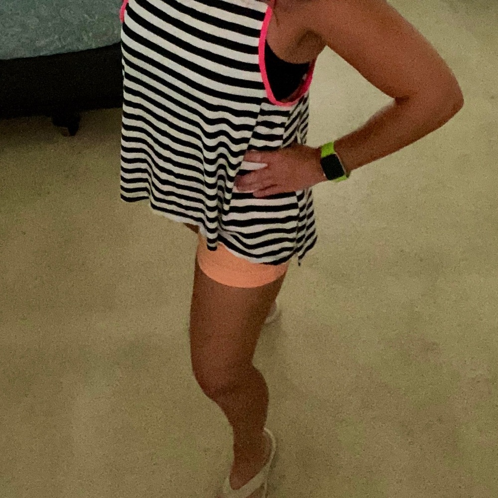 AE Outfitters asymmetrical horizontal striped top